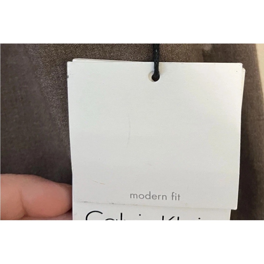 Calvin Klein Women's Modern Fit Dress Pants Beige Brown Size 10 NWT Boot Cut Leg - Picture 5 of 8